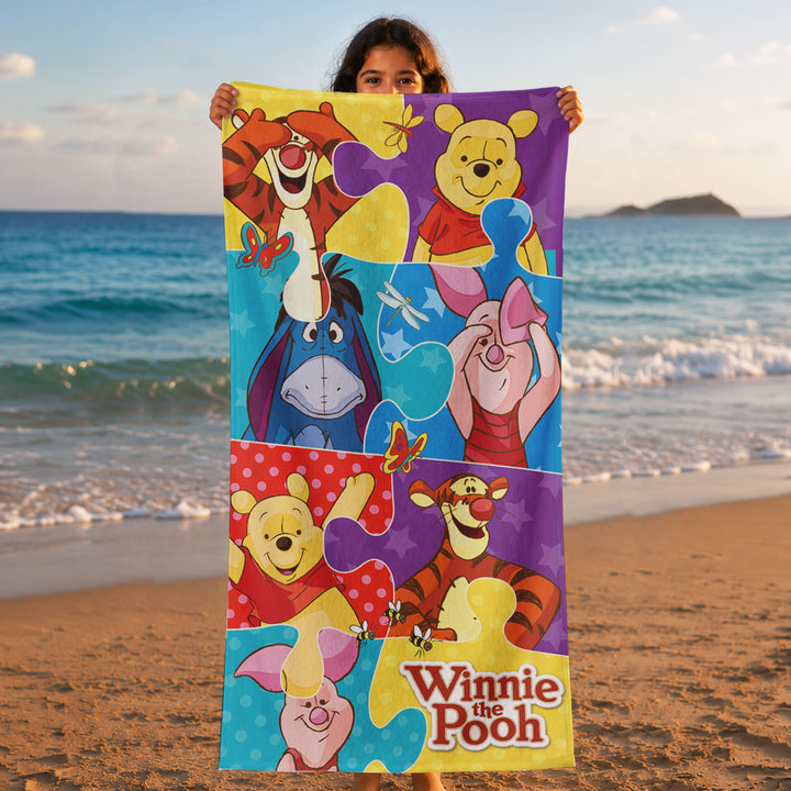 Disney Winnie The Pooh Kids Bath Towel