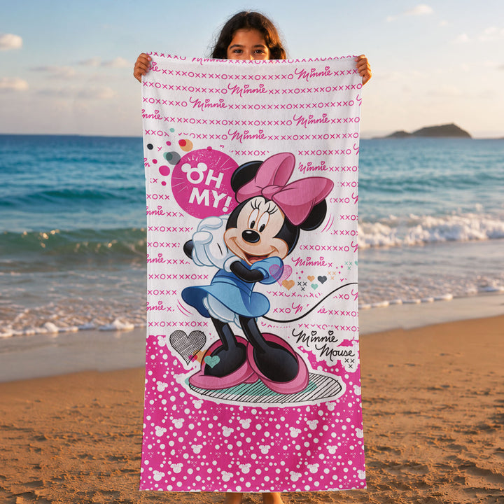 Disney Minnie Mouse Kids Bath Towel