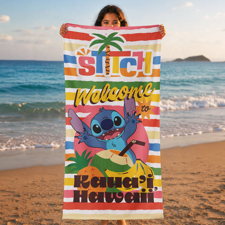 Disney Stitch Kids Bath Towel
