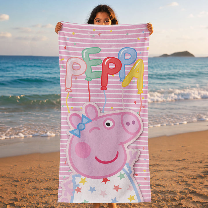 Peppa Pig Kids Bath Towel- Pink