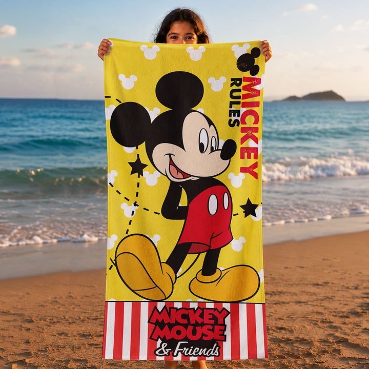 Disney Mickey Mouse Kids Bath Towel