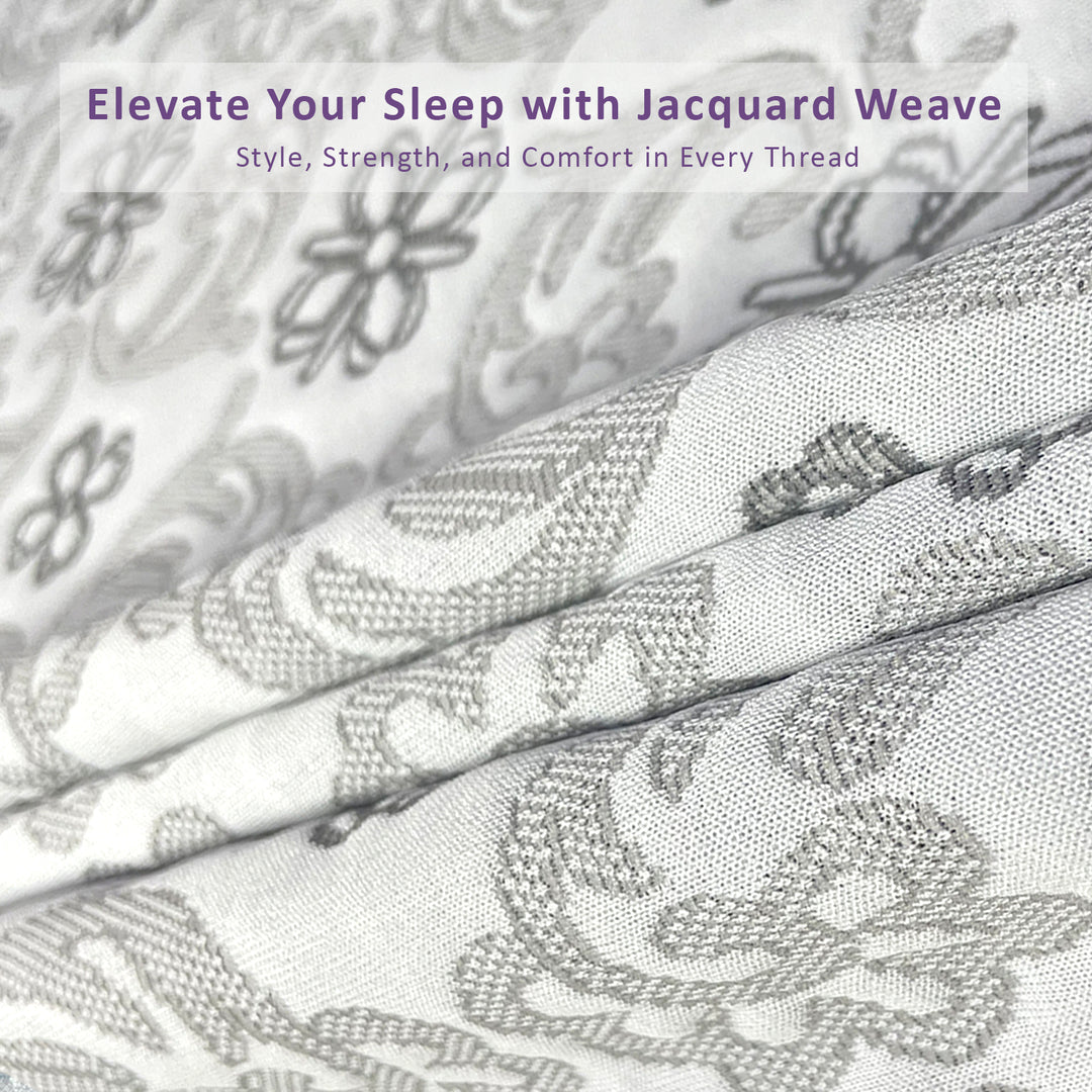 Wedelia Jacquard Weave Waterproof King Size Mattress Protector