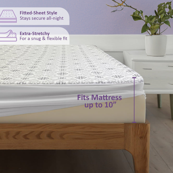 Wedelia Jacquard Weave Waterproof King Size Mattress Protector