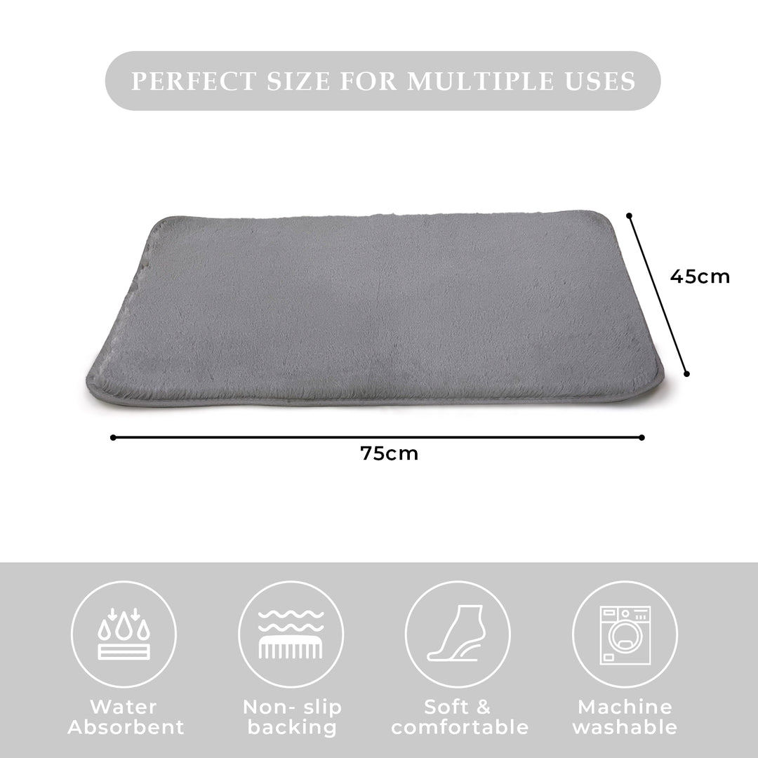 Venir High Density Faux Fur Mat