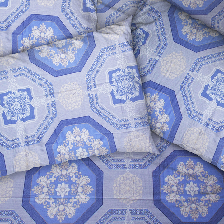 Chakrata 100% Cotton Printed Bedsheet - 1200 TC