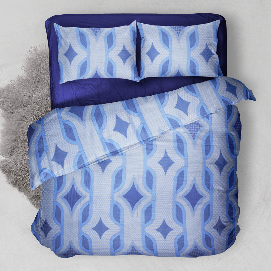 Chakrata 100% Cotton Printed Bedsheet - 1200 TC