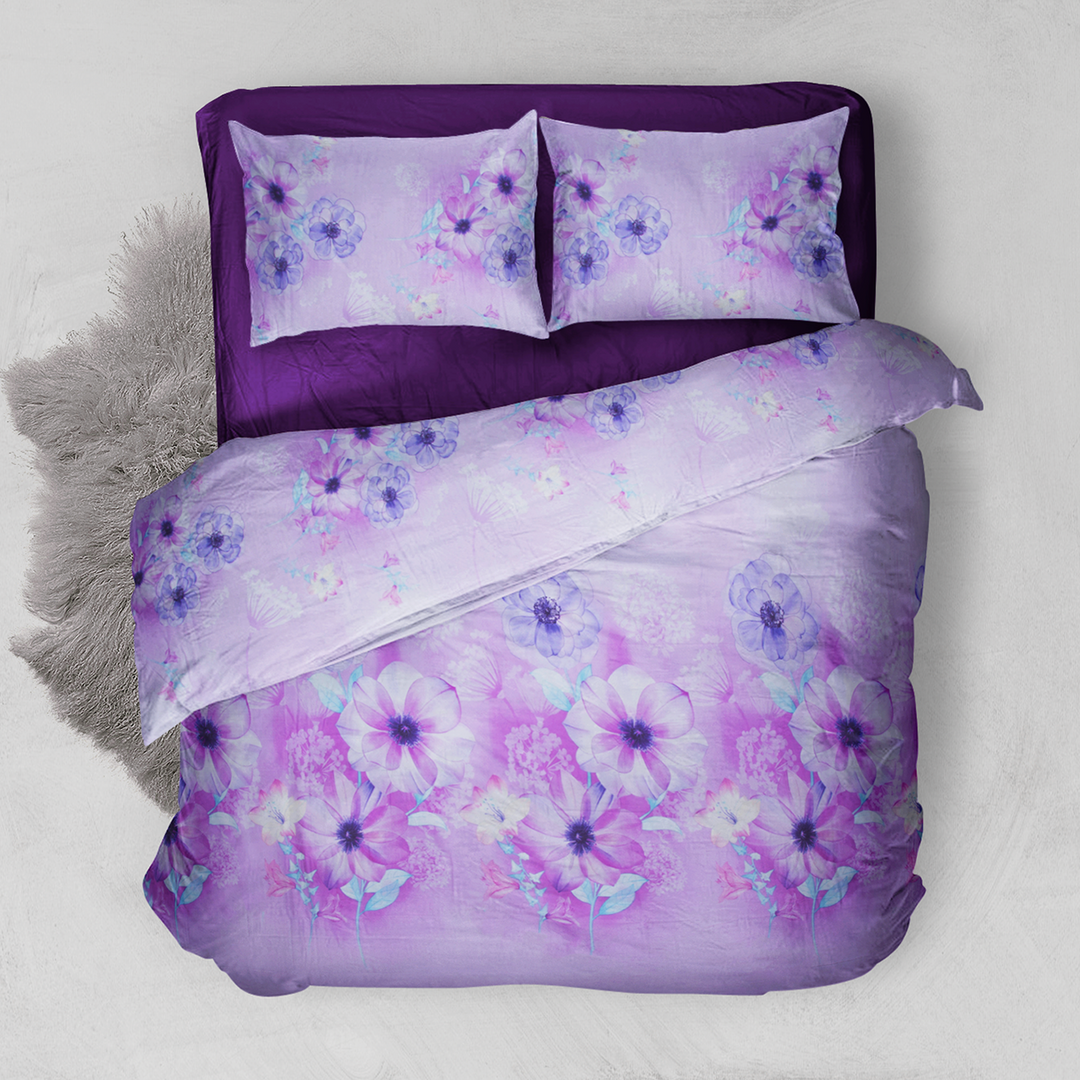 Chakrata 100% Cotton Printed Bedsheet - 1200 TC