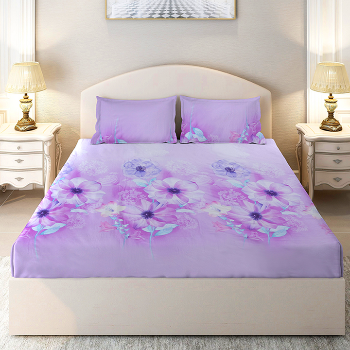 Chakrata 100% Cotton Printed Bedsheet - 1200 TC
