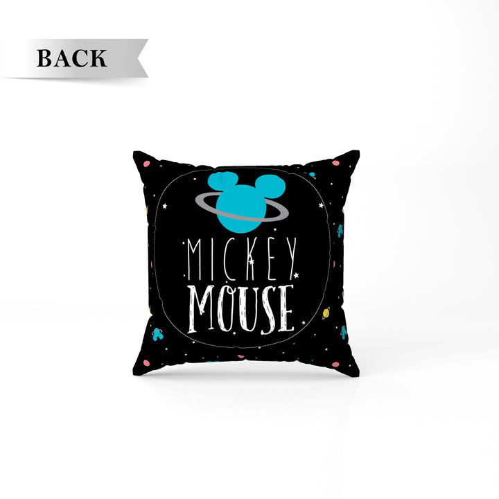 Mickey Mouse Print Reversible Cushion By Sassoon Fab. It is Soft & fluffy, fade-resistant, High-density fill, Hypoallergenic, Reversible, etc. Size 40 cm x 40 cm 