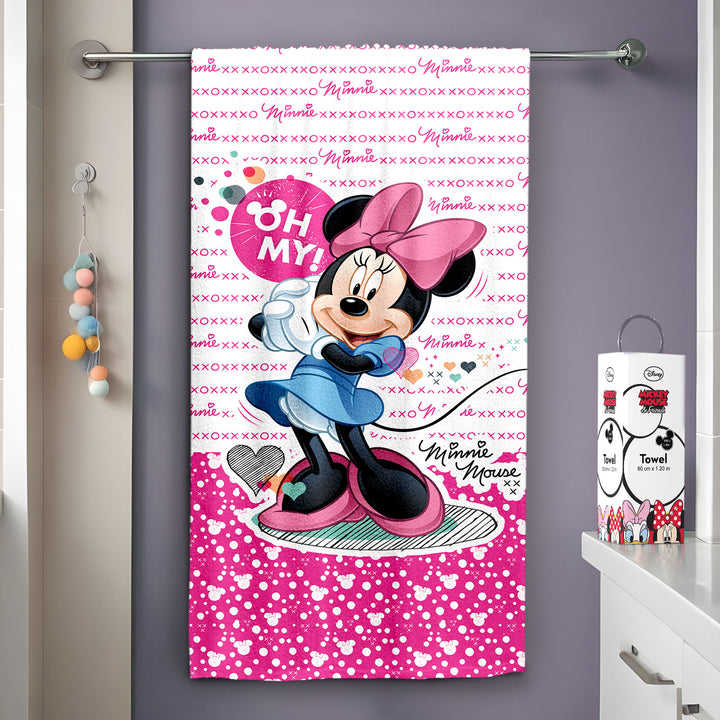 Disney Minnie Mouse Kids Bath Towel