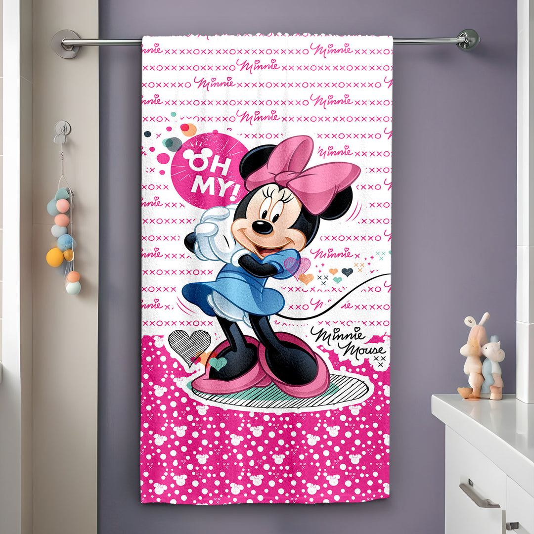 Disney Minnie Mouse Kids Bath Towel