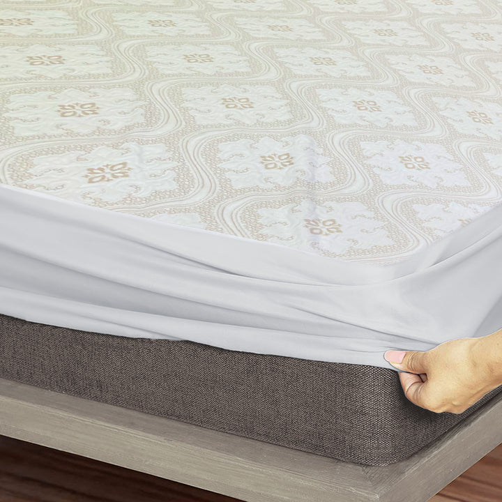 Wedelia Jacquard Weave Waterproof King Size Mattress Protector