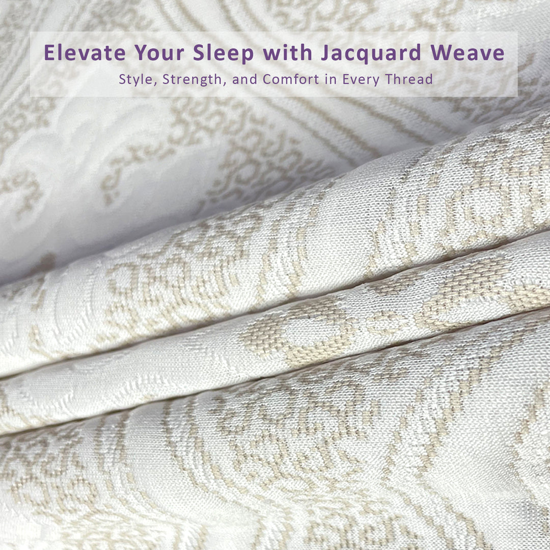 Wedelia Jacquard Weave Waterproof King Size Mattress Protector