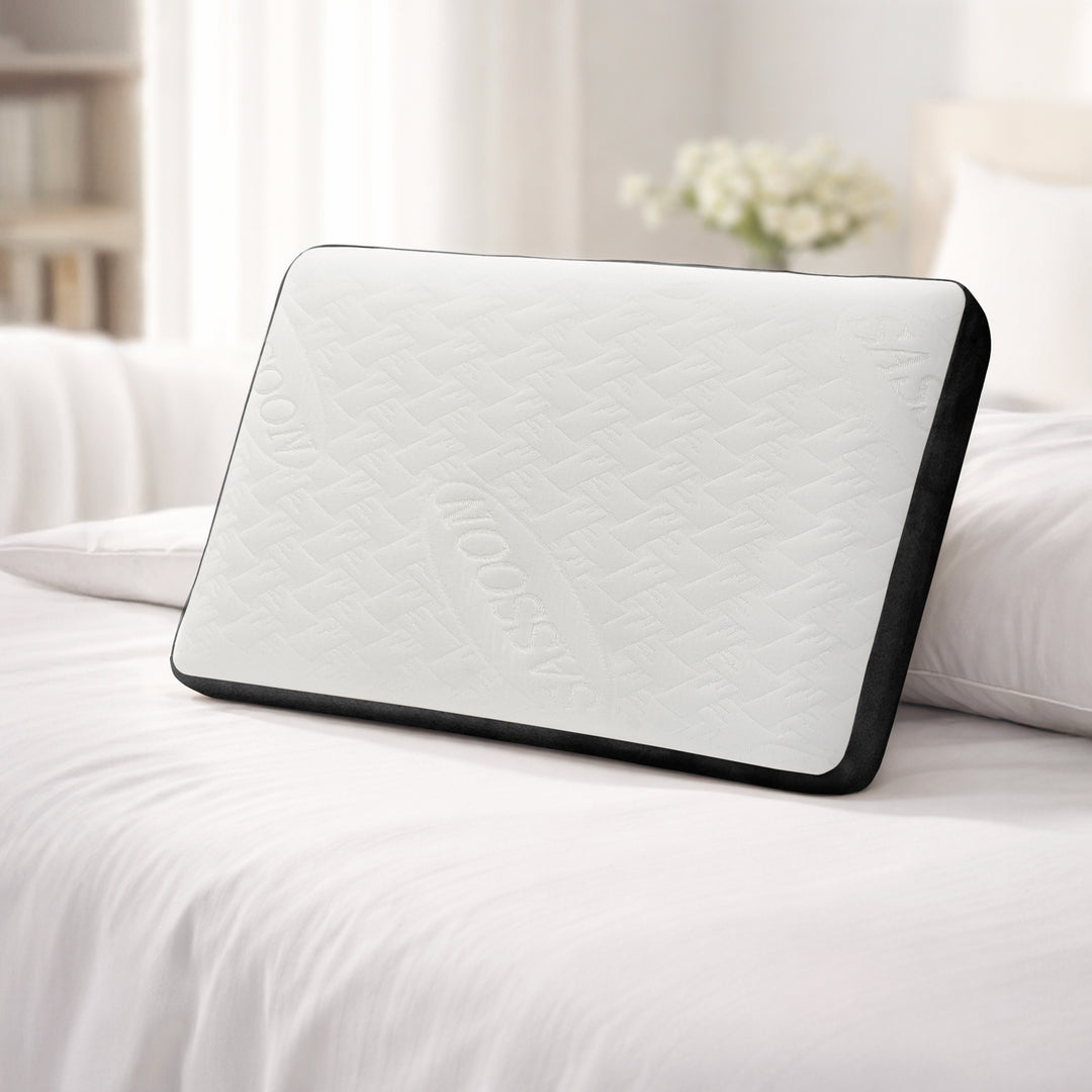 Anatolia extra soft gusseted memory foam pillow with removable and washable cover