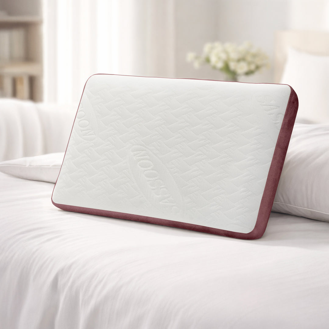 Anatolia extra soft gusseted memory foam pillow with removable and washable cover