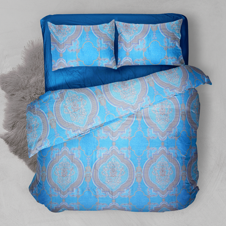 Chakrata 100% Cotton Printed Bedsheet - 1200 TC