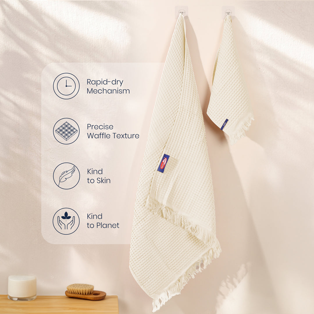 Brink 100% Cotton Premium Waffle Towel