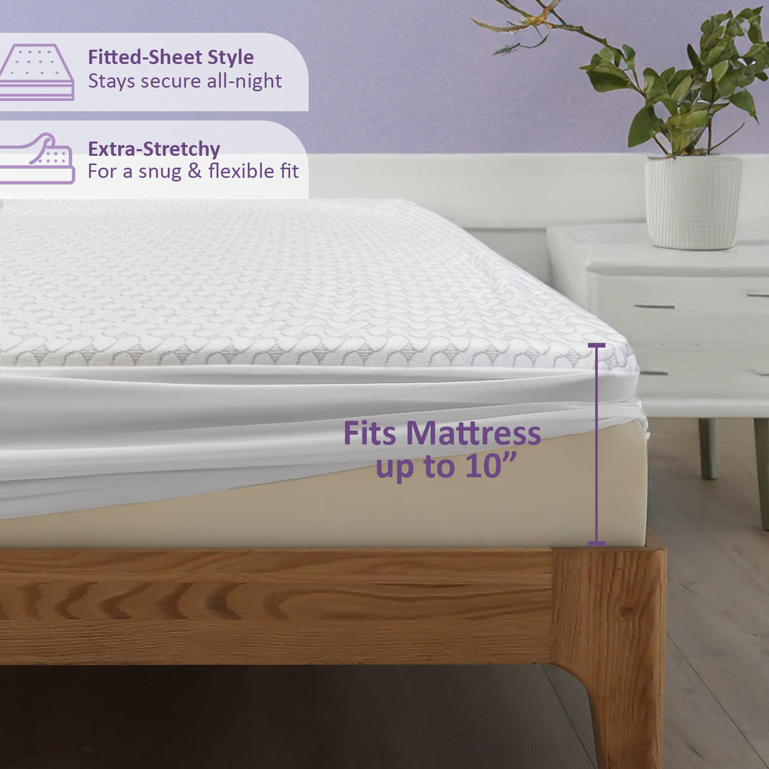 Wedelia Jacquard Weave Waterproof King Size Mattress Protector