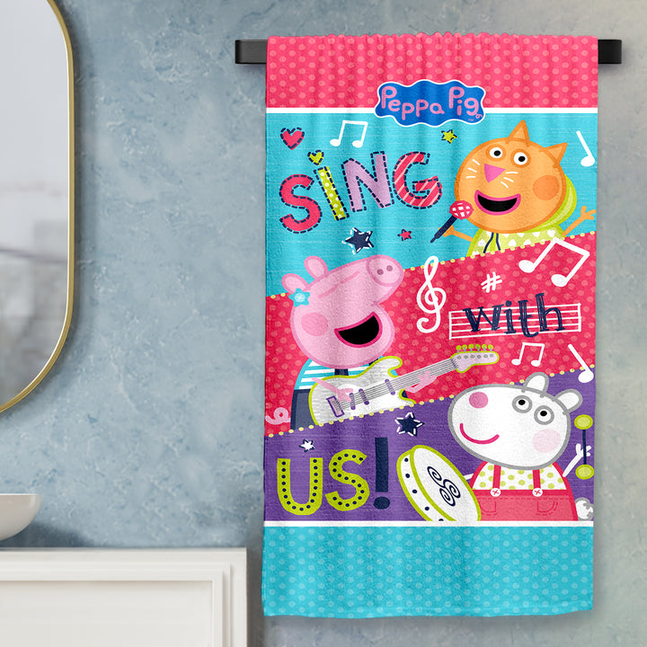 Peppa Pig Kids Bath Towel & Hand Towel Combo