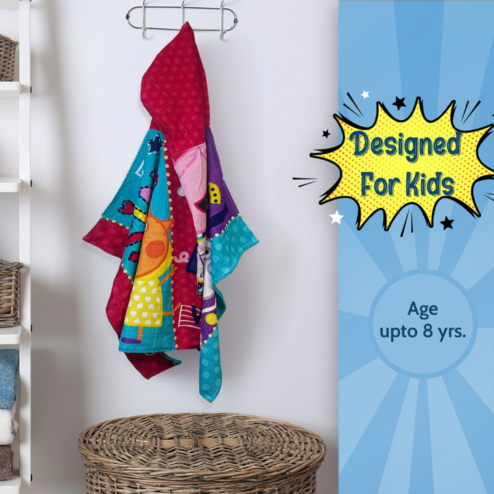 Peppa Pig Kids Hooded Towel in 400 GSM