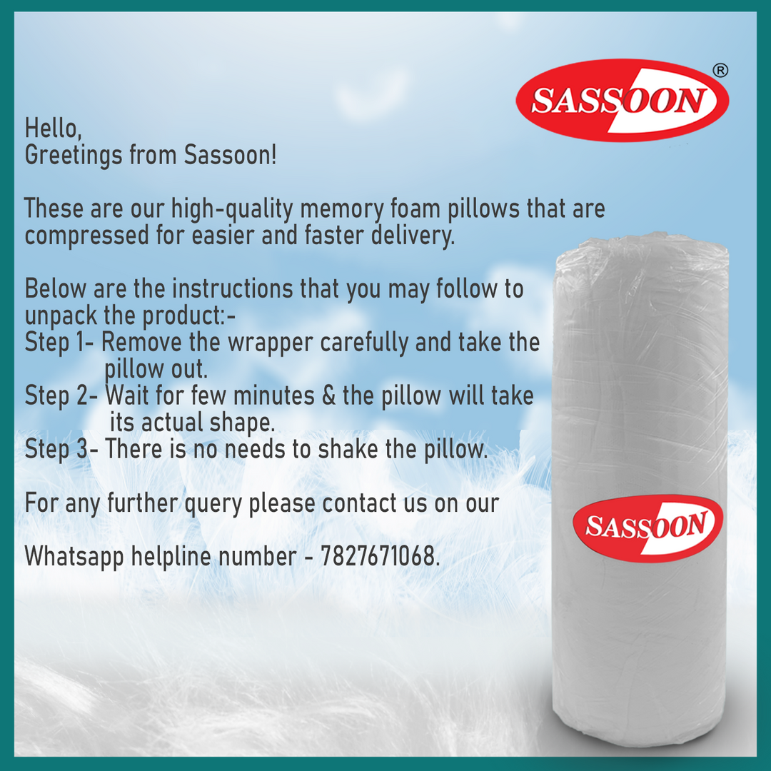 Laika Memory Foam Pillow (Compressed Packaging)