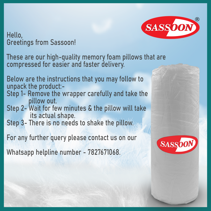Laika Memory Foam Pillow (Compressed Packaging)
