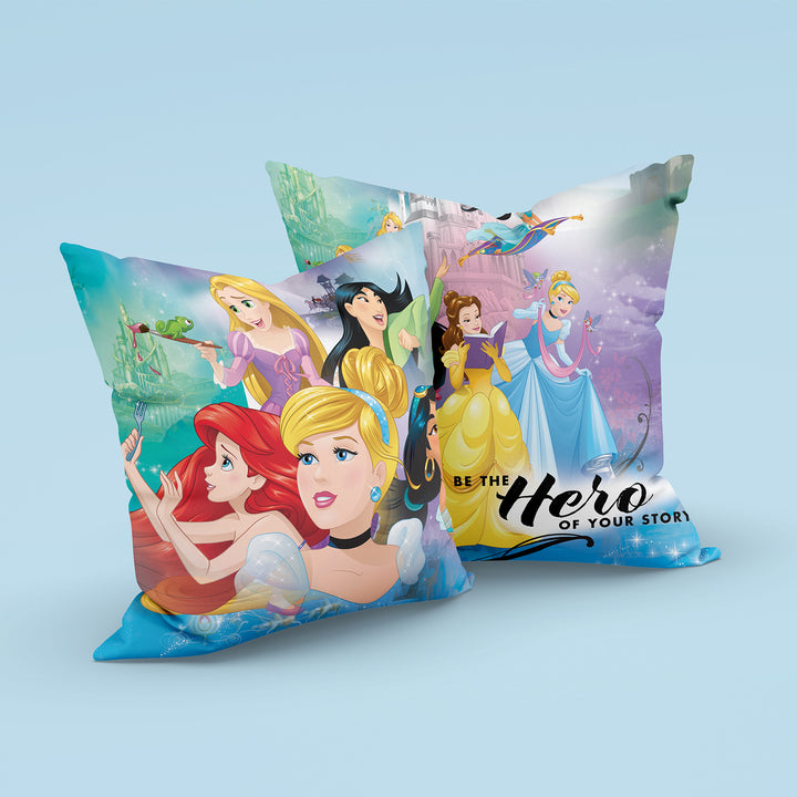 Disney Kids Double Bedsheet & Cushion Combo