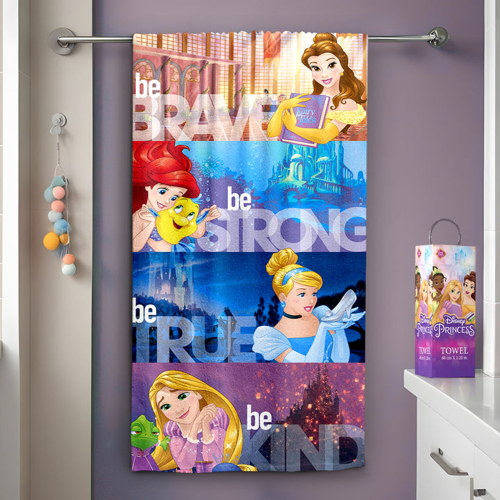 Disney Princess Kids Bath Towel - Multi