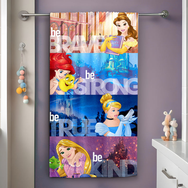 Disney Princess Kids Bath Towel - Multi