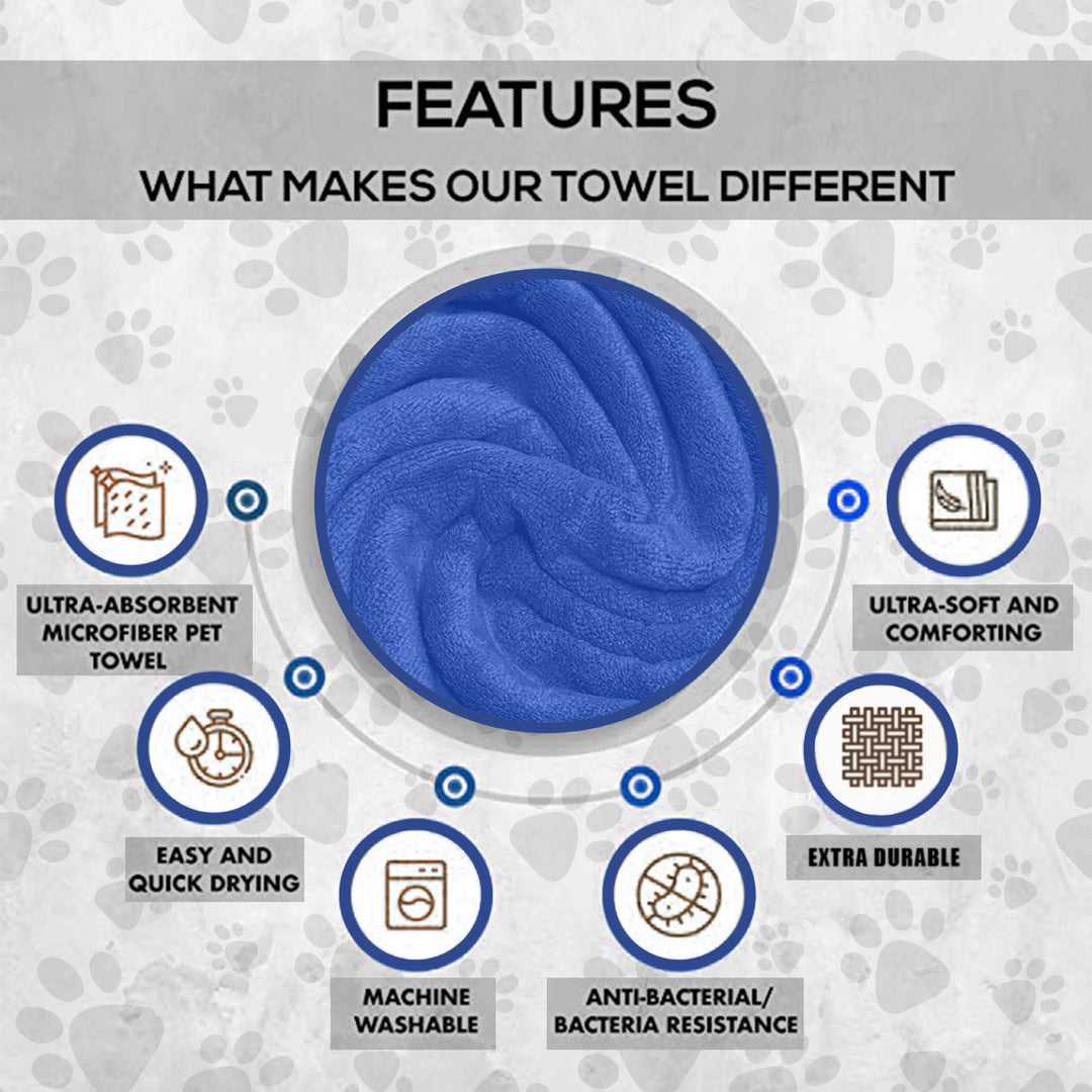 Features of Microfiber Pet Towel 