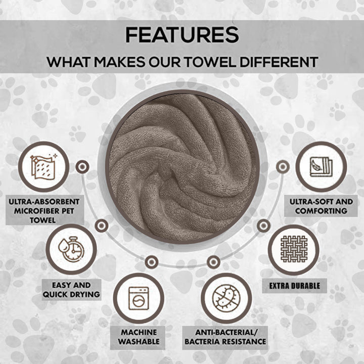 ULTRA SOFT MICROFIBER PET TOWEL (Medium)