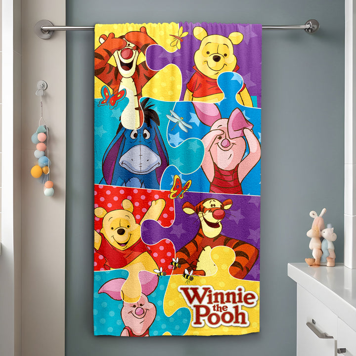 Disney Winnie The Pooh Kids Bath Towel