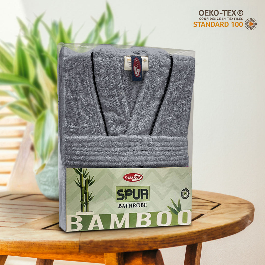 Spur Bamboo Unisex Bathrobe in 525 GSM