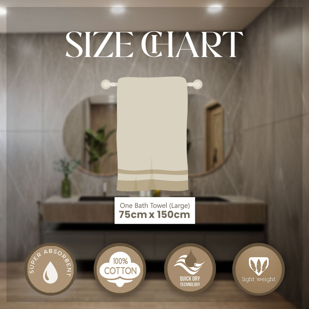 Tevel Zero Twist 100% Cotton Towel – 700 GSM