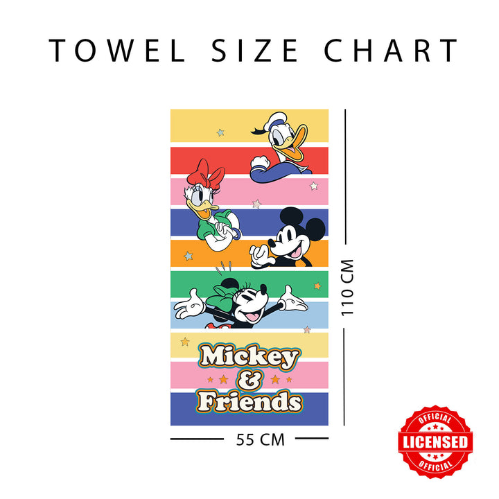 Disney Mickey Mouse & Friends Bath Towel For Kids