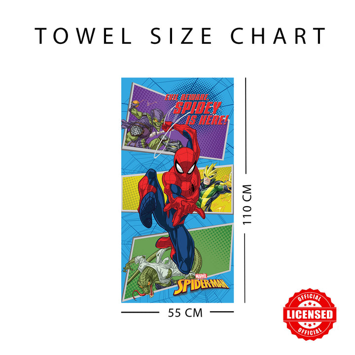 Marvel Spiderman Bath Towel For Kids