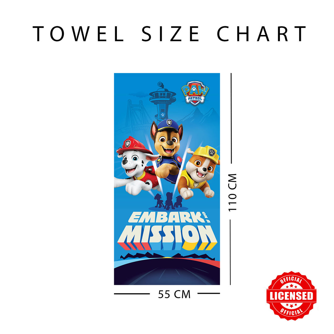 Paw Patrol Bath Towel For Kids