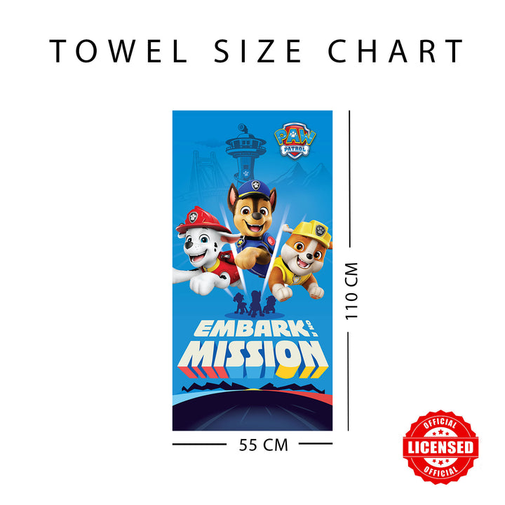 Paw Patrol Bath Towel For Kids