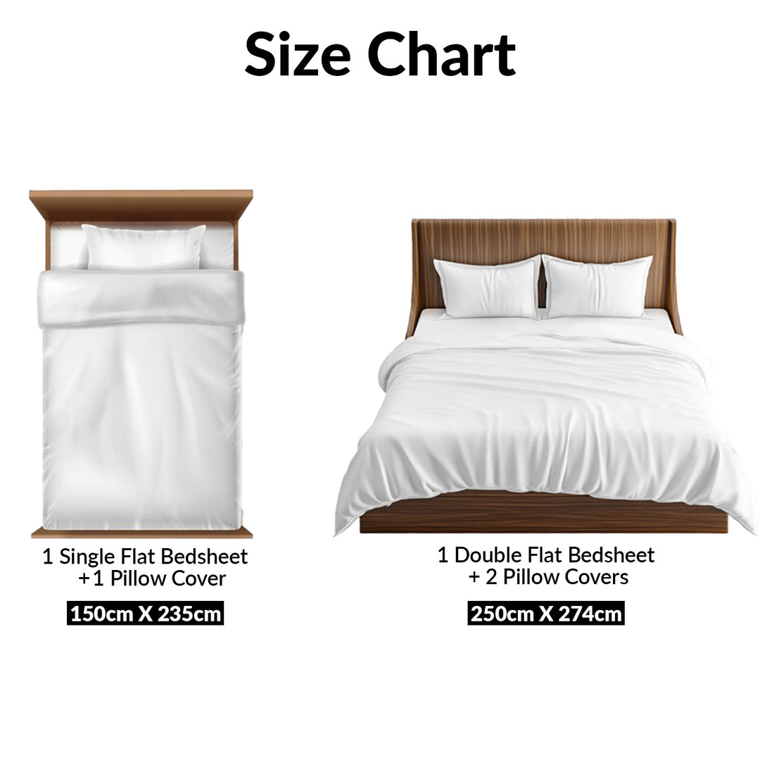 Dora Digital Printed 300TC Cotton Bedsheet (Explorer)