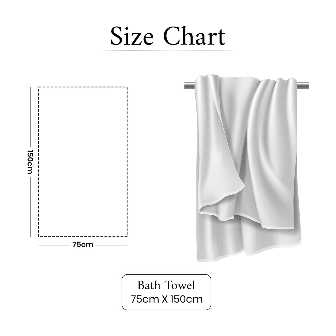 Vilasita Combed Cotton Bath Towel in 650 GSM