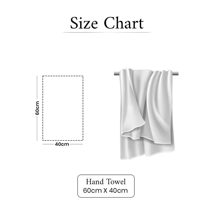 Vilasita Combed Cotton Hand Towel Pack in 650 GSM