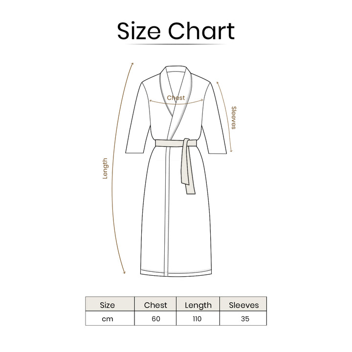 Caldezonia Unisex Microfiber Bathrobe with Slippers