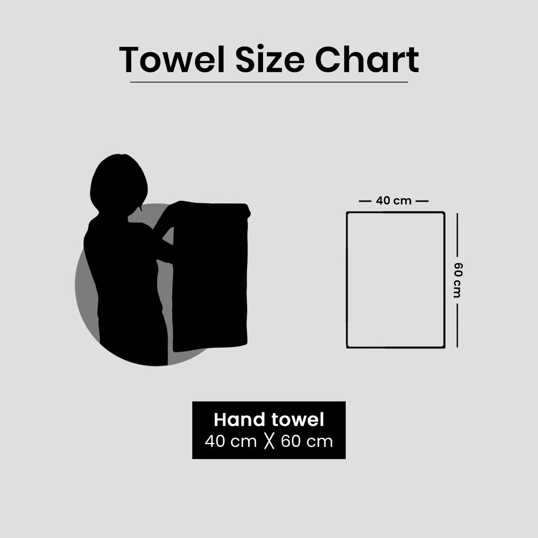 Kama 100% Cotton Hand Towel Pack in 450 GSM