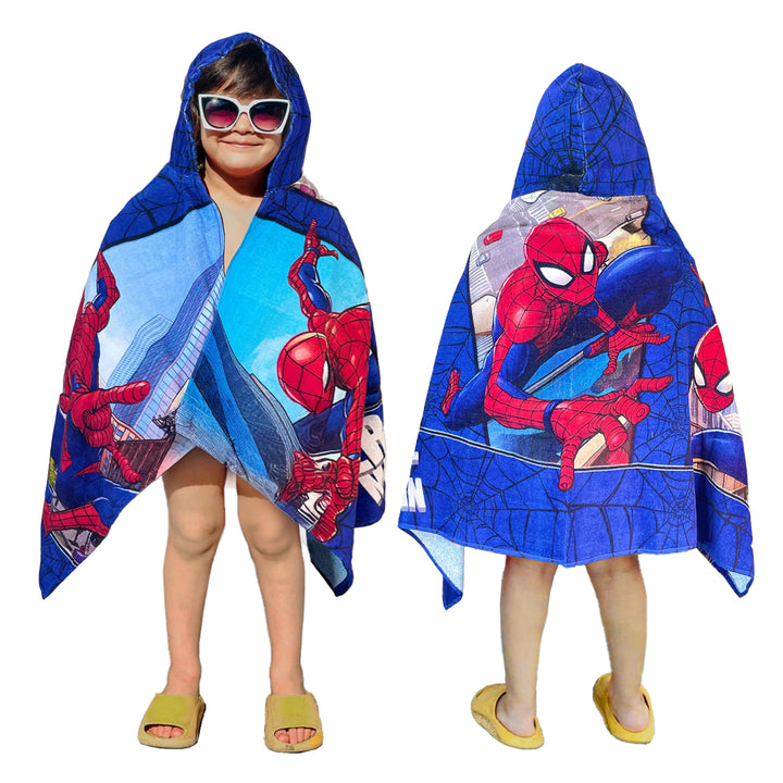 Spiderman Kids Hooded Towel in 400 GSM