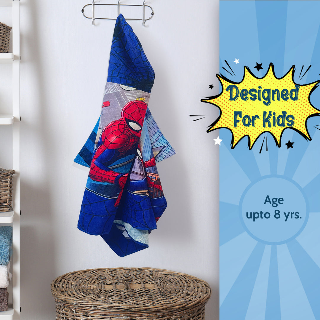 Spiderman Kids Hooded Towel in 400 GSM