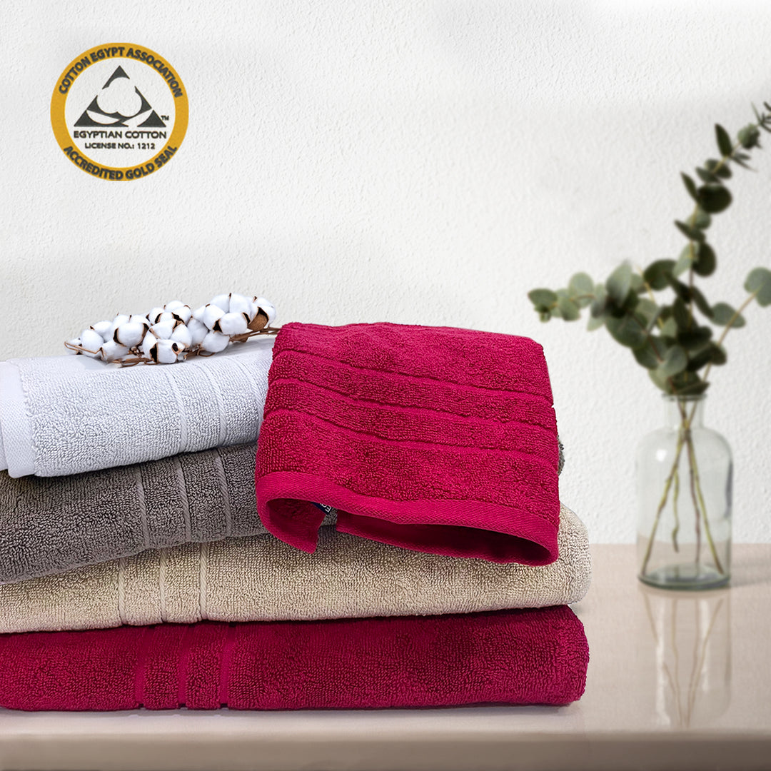 Luxury Egyptian Cotton Towel Set with 650 Gsm