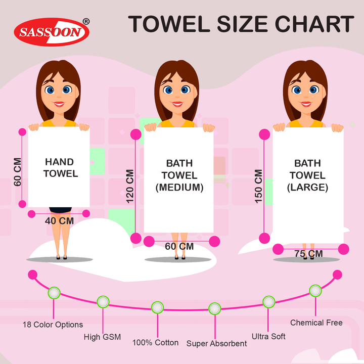 Towel Measurement Size Chart 