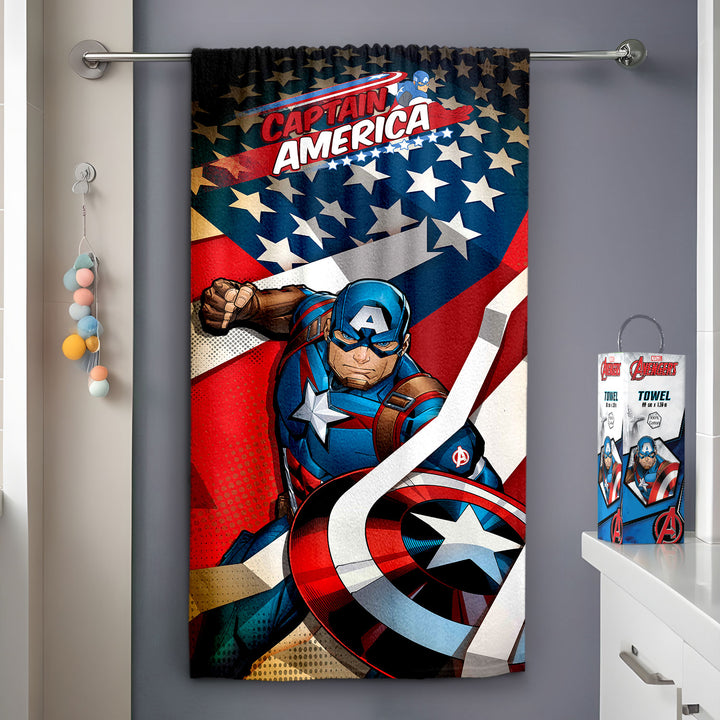 Captain America Kids Bath Towel