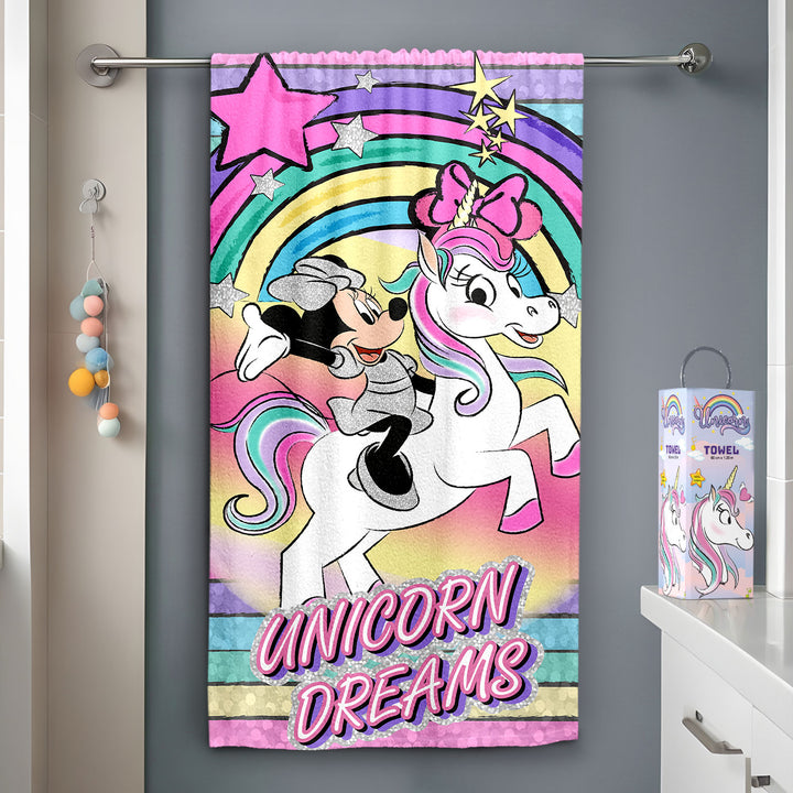 Disney Unicorn Kids Bath Towel