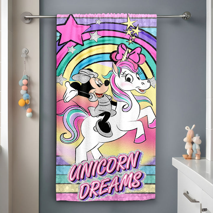 Disney Unicorn Kids Bath Towel